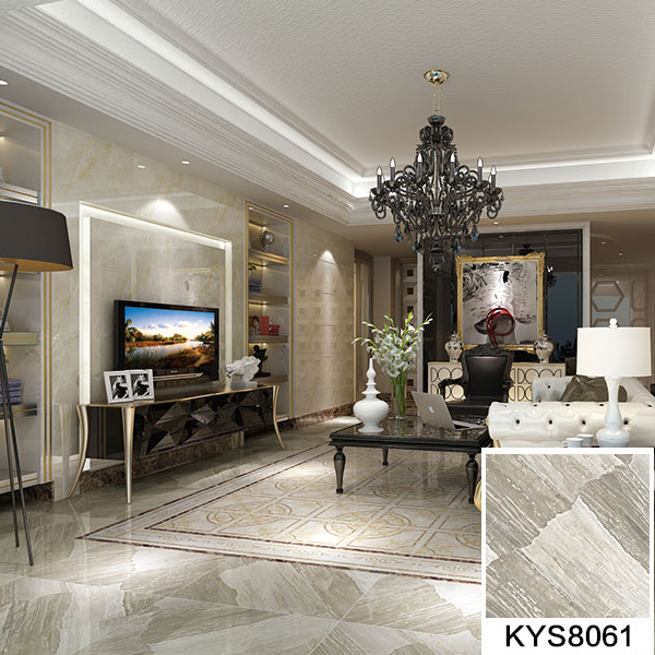 217永信贵宾会全抛釉瓷砖天堡石KYS8061瓷砖客厅利用成效