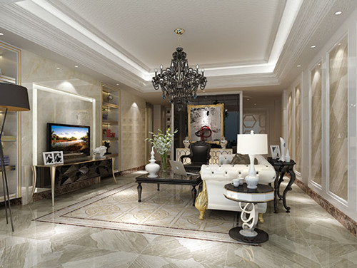 217永信贵宾会全抛釉瓷砖：爱丁堡系列KYP8069H成效图1