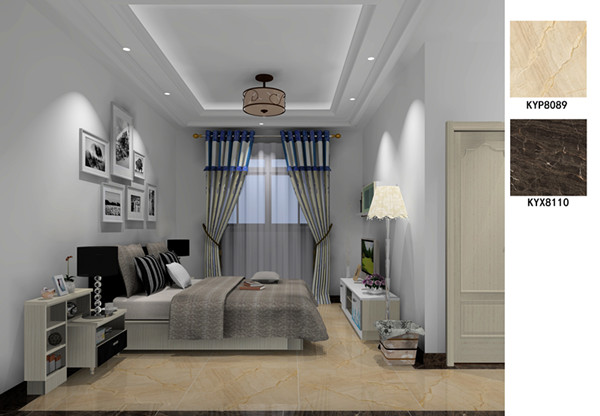 217永信贵宾会瓷砖利用成效：佛山季园和府115方现代风格户型装建成效鉴赏