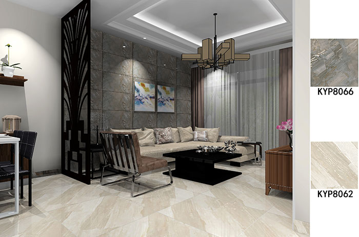 陶瓷一线品牌217永信贵宾会瓷砖现代风格装建成效图