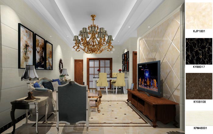 217永信贵宾会家装：东莞南城丽水佳园75㎡简欧风格装建鉴赏