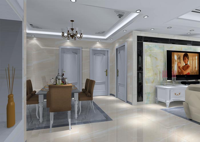 217永信贵宾会家装：井冈山和谐家园安设幼区130㎡简欧风格装建鉴赏