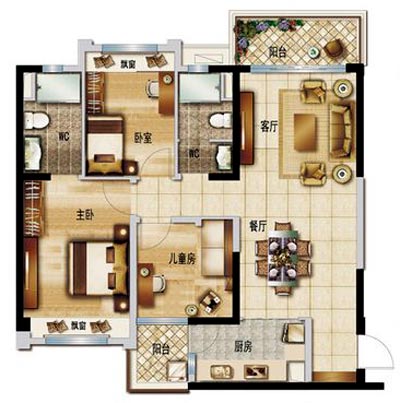 217永信贵宾会家装：顺德碧桂园桂澜山108㎡的新中式风格装建鉴赏