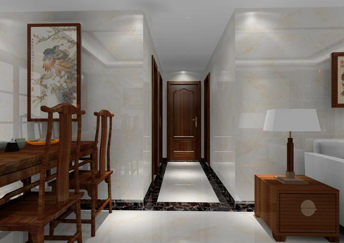 217永信贵宾会家装：佛山龙湖春江名城98㎡的中式风格装建鉴赏