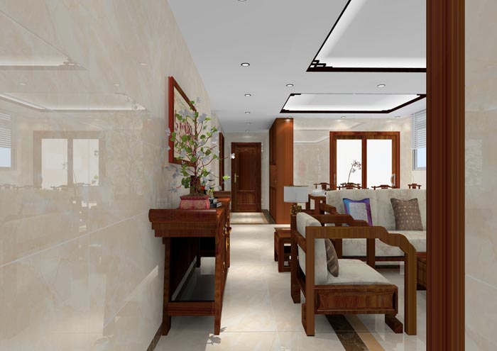 217永信贵宾会家装：佛山龙湖春江名城120㎡的中式风格装建鉴赏