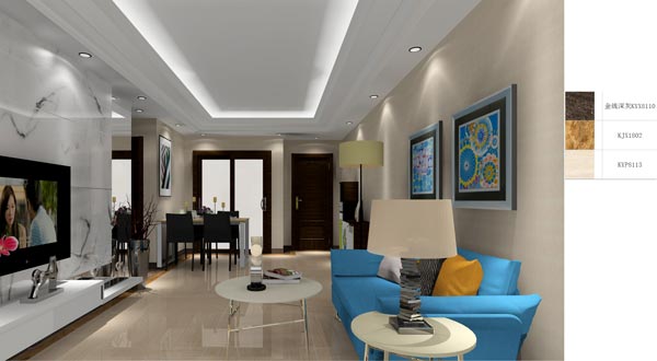 217永信贵宾会家装：成都时期锦绣59㎡的现代风格装建鉴赏