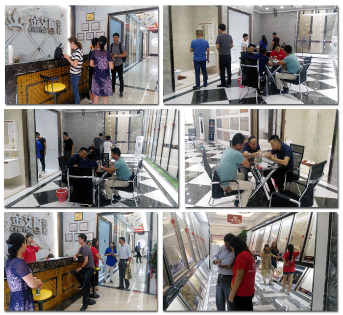 217永信贵宾会瓷砖 瓷砖代理 陶瓷一线品牌 开业 南京