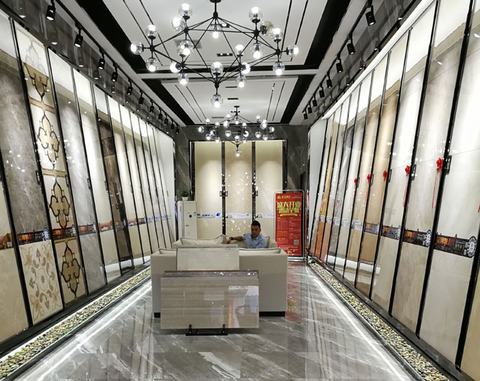 【实景案例】陶瓷一线品牌217永信贵宾会瓷砖沉庆垫江200方专卖店鉴赏