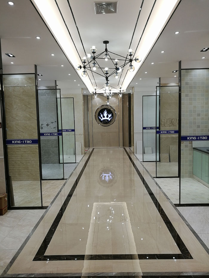 【实景案例】陶瓷一线品牌217永信贵宾会瓷砖沉庆垫江200方专卖店鉴赏