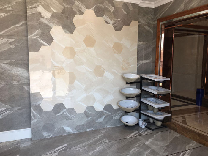 【专卖店推荐】陶瓷一线品牌217永信贵宾会瓷砖潮南店实景鉴赏