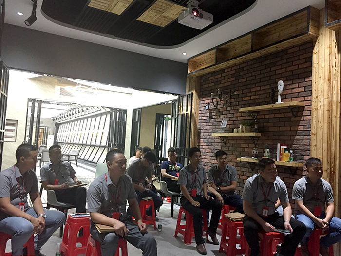 陶瓷一线品牌217永信贵宾会瓷砖“若何急剧向新客户介绍公司和服务”演讲角逐圆满实现