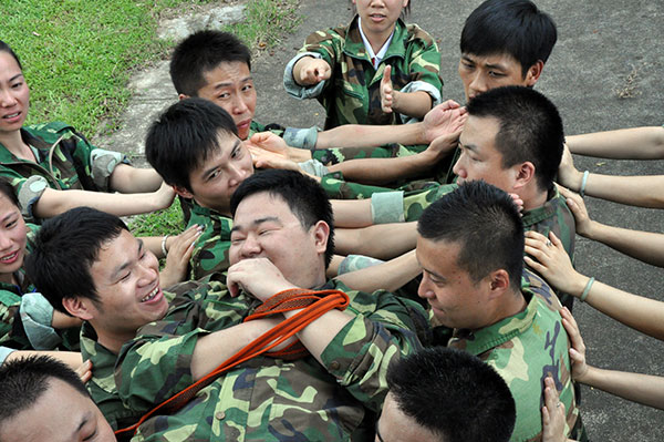 2013年8月217永信贵宾会拓展训练