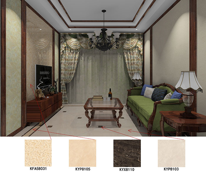 大沥碧桂园·华府装建案例客厅成效图