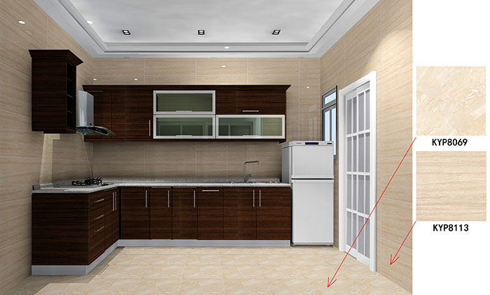 大沥碧桂园·华府装建案例厨房成效图