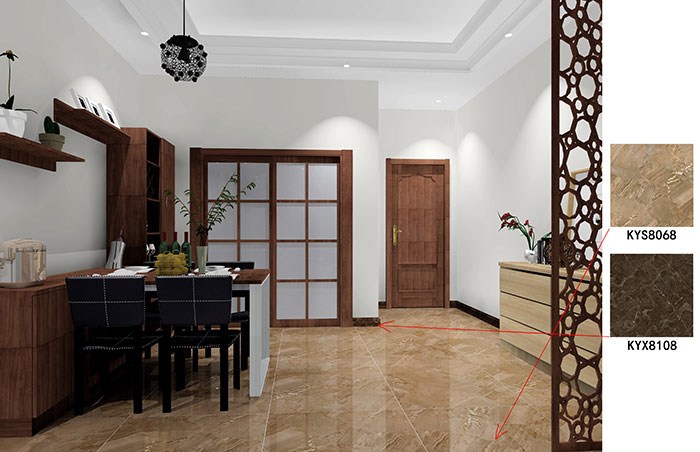 大沥碧桂园·华府装建案例餐厅成效图